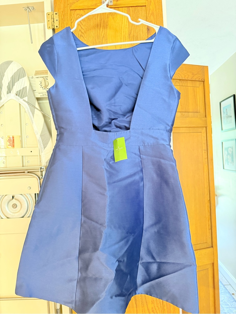 kate spade Deep Blue Scoop-Neck Mini Dress